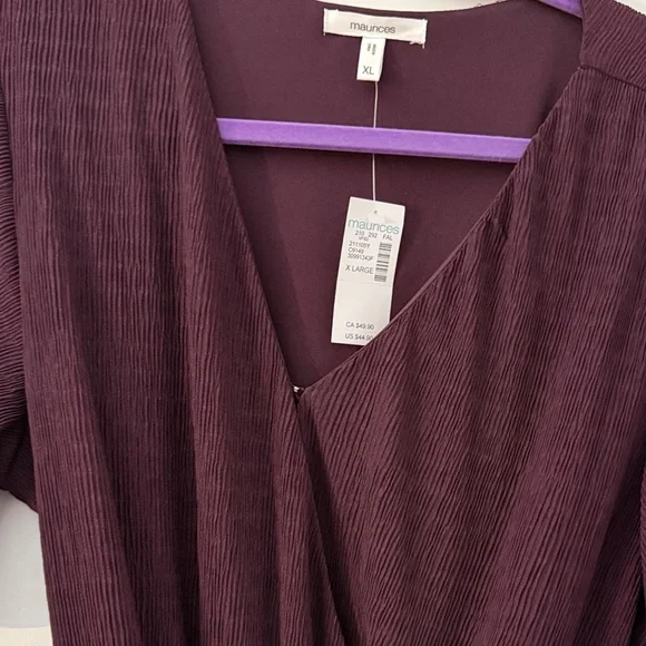 Elegant Dark Maroon Pant Romper - Picture 4 of 4